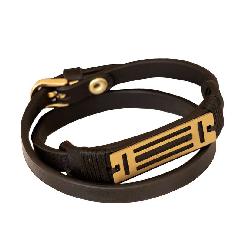 دستبند مردانه مدل مستطیل