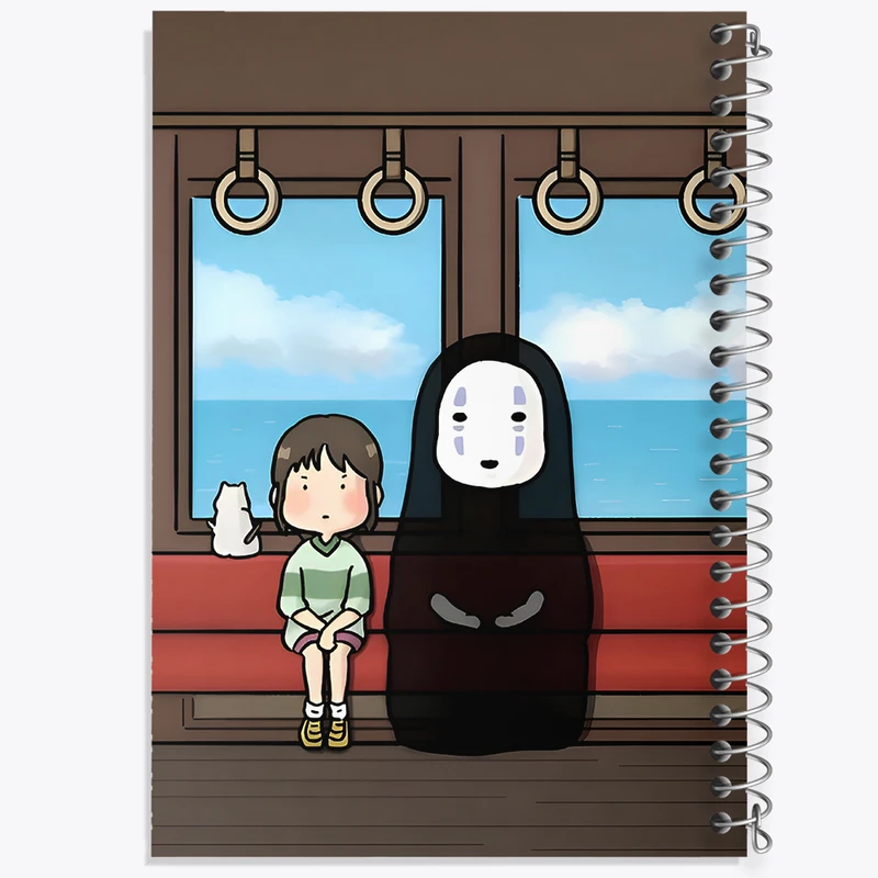 دفتر نقاشی 50 برگ خندالو طرح انیمه شهر اشباح (Spirited Away)  کد N5383