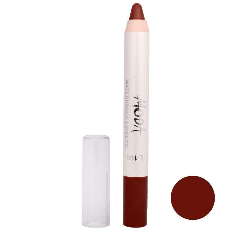 رژ لب مدادی مودا مدل waterproof شماره 104 رژ لب مدادی مودا مدل waterproof شماره 104