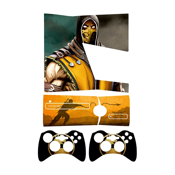 برچسب ایکس باکس 360 اسلیم توییجین وموییجین مدل Scorpion 11 مجموعه 4 عددی