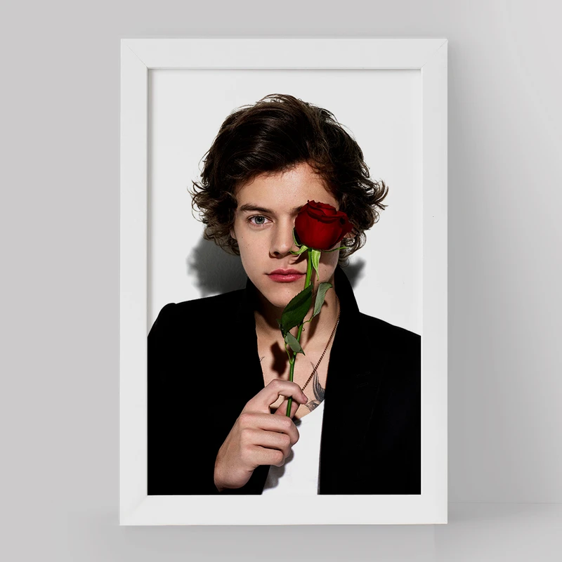تابلو خندالو مدل هری استایلز گروه موسیقی وان دایرکشن One Direction کد 18906