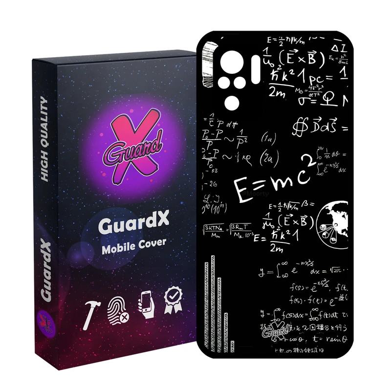 کاور گارد ایکس طرح فیزیک مدل Glass10516 مناسب برای گوشی موبایل شیائومی Redmi Note 10 4G/Redmi Note 10S