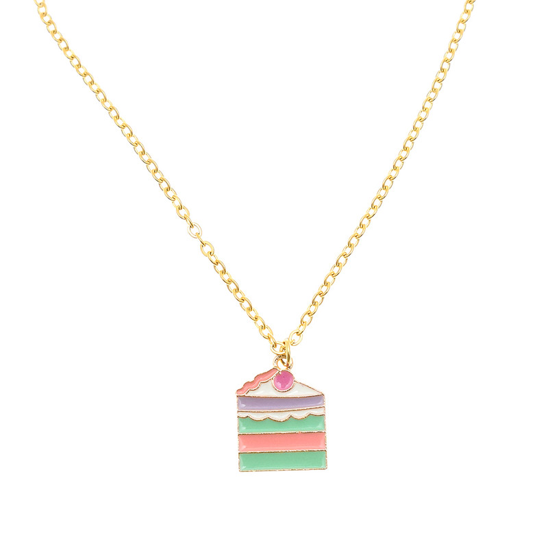 گردنبند دخترانه دلنار گالری مدل کیک گردنبند دخترانه دلنار گالری مدل کیک