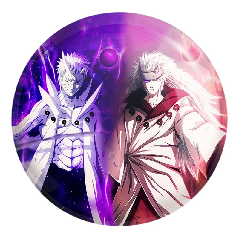 پیکسل خندالو طرح مادارا و اوبیتو انیمه ناروتو Naruto کد 11265 مدل بزرگ