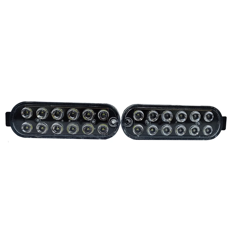راهنما داخل سپر خودرو مدل LED-12 مناسب برای پراید-بسته 2 عددی