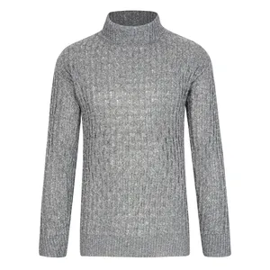 پلیور یقه اسکی مردانه مدل آجری کد AJ-SKI-TU