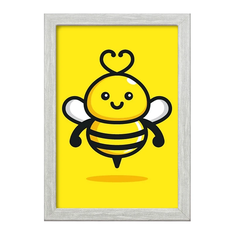 تابلو خندالو طرح حیوانات بامزه زنبور کد 28203