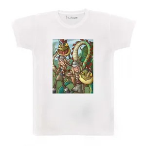 تی شرت بچگانه پرمانه طرح اژدها سواران کد pmt.3953