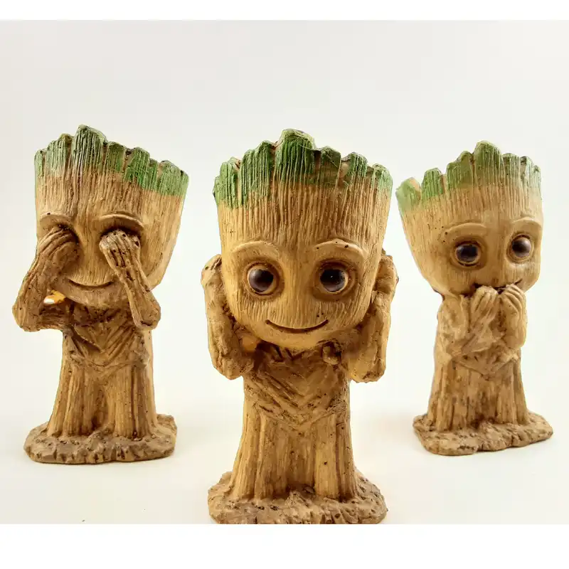 مجسمه مدل گروت کر و کور و لال کد 326 مجموعه 3 عددی