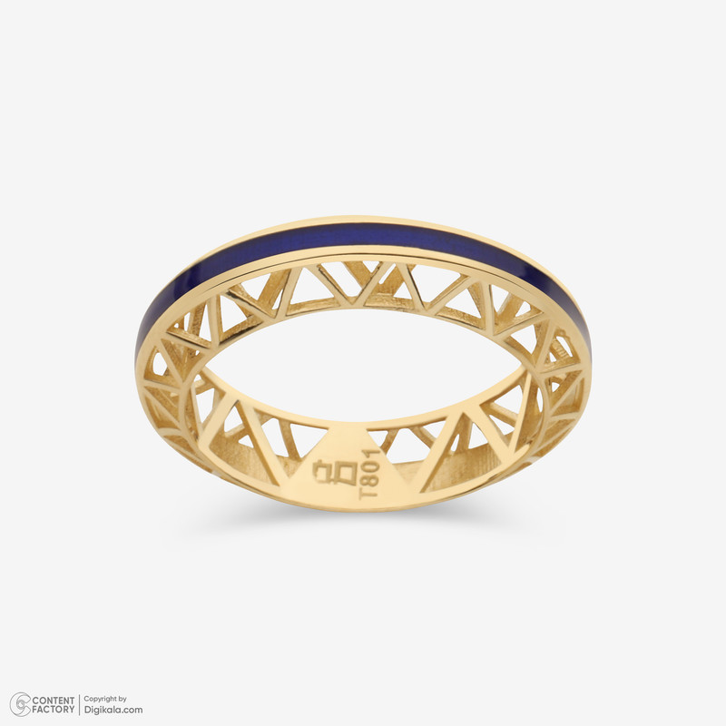انگشتر طلا 18 عیار زنانه گلدم مدل R355017 - 5