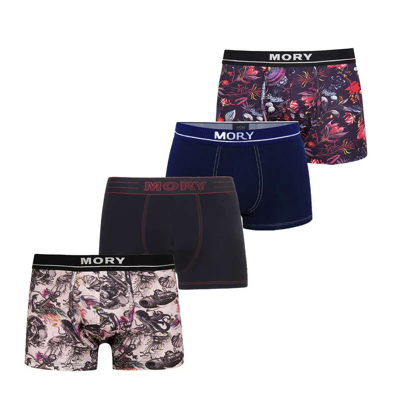شورت ترانک مردانه موری مدل 053 بسته 4 عددی