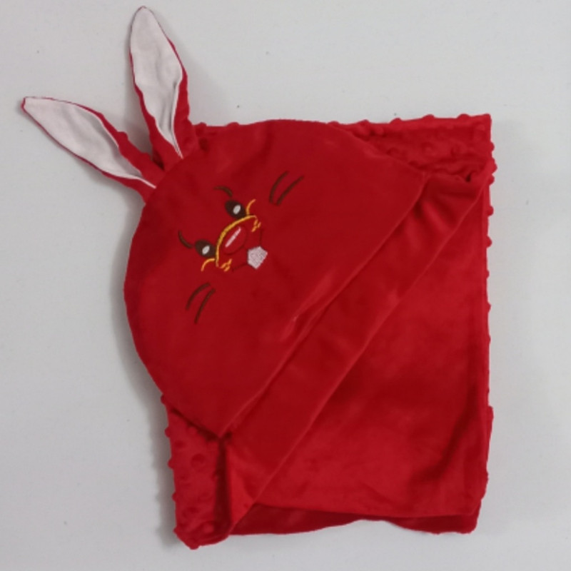 پتو نوزادی مدل خرگوشی کد 02 ابعاد 83×76 سانتی متر