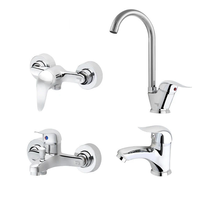 ست شیرآلات حکمت نشان مدل لیندا پلاس K مجموعه 4عددی