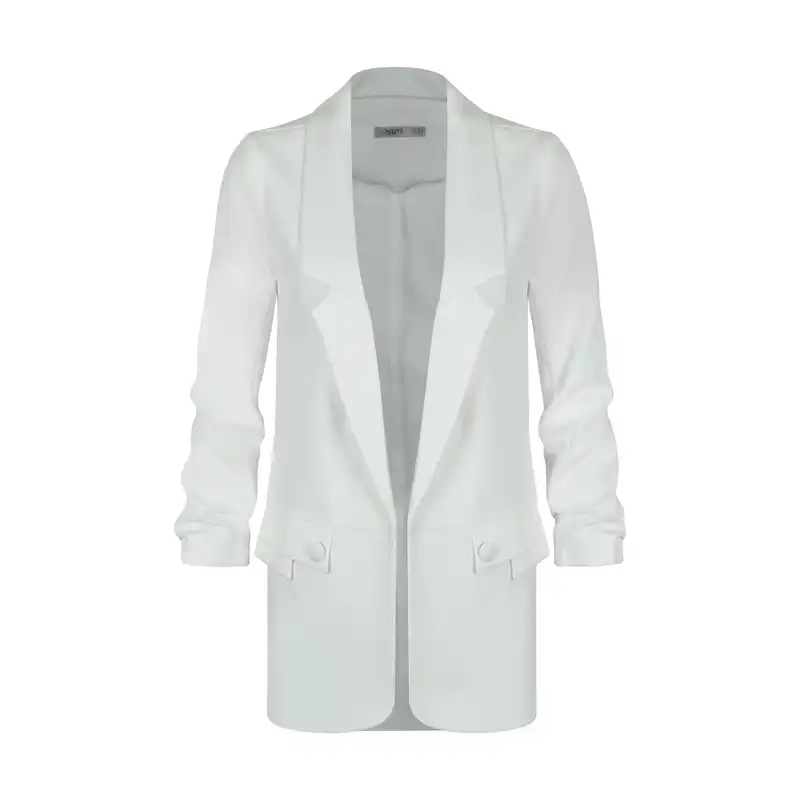 مانتو کتی زنانه نیزل مدل 0186-001 رنگ سفید