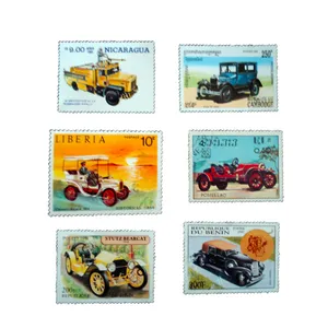 تمبر یادگاری مدل اتومبیل کد c-962 مجموعه 6 عددی