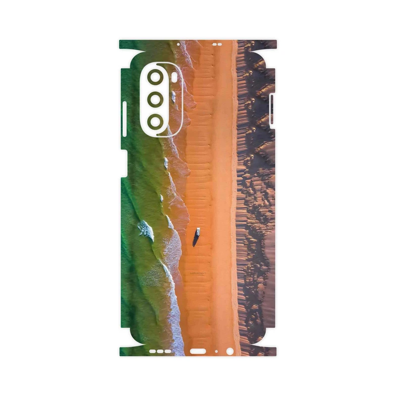 برچسب پوششی ماهوت مدل Beach and Green Sea-FullSkin مناسب برای گوشی موبایل موتورولا Moto G52