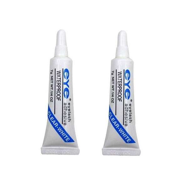 چسب مژه مصنوعی آی مدل WTERPROOF وزن 7 گرم مجموعه 2 عددی