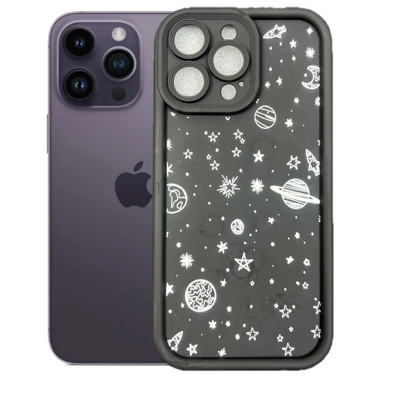 کاور طرح کهکشان مناسب برای گوشی موبایل اپل iPhone 14 Pro Max