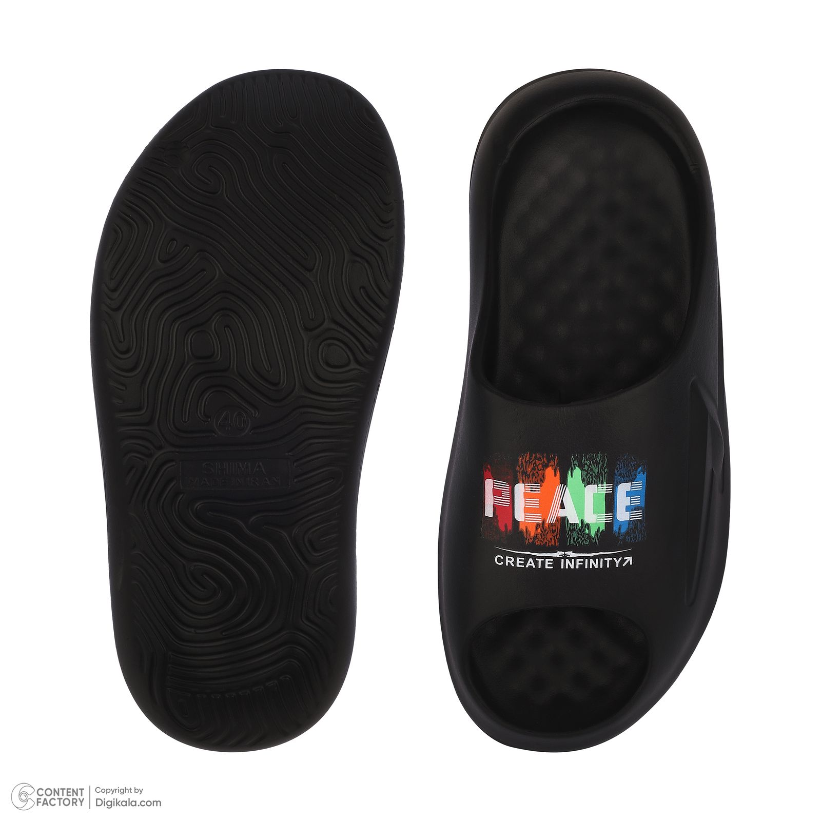 دمپایی مردانه کفش شیما مدل سافتی -  - 6