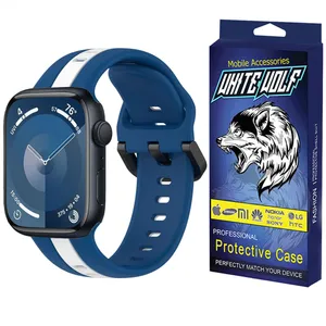 بند وایت ولف مدل WFB-Silic-2C مناسب برای اپل واچ سری 9 45 میلی متری