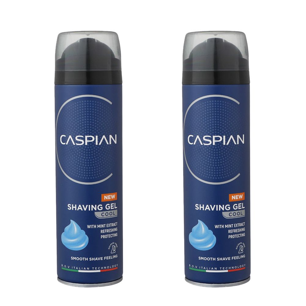 ژل اصلاح کاسپین مدل Cool حجم 200 میلی لیتر مجموعه 2 عددی -  - 1