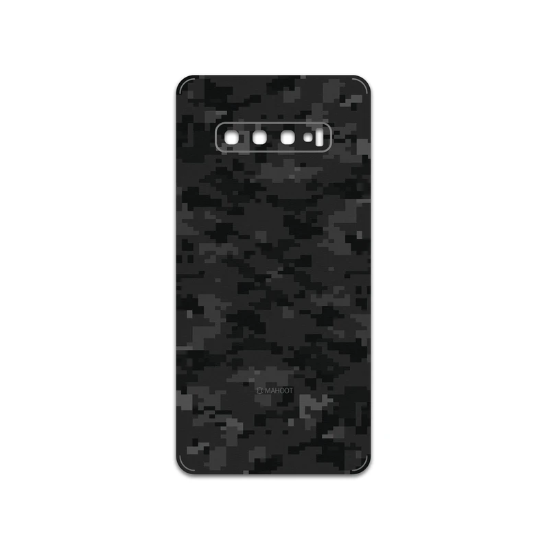 برچسب پوششی ماهوت مدل Night-Army-Pixel مناسب برای گوشی موبایل سامسونگ Galaxy S10 Plus