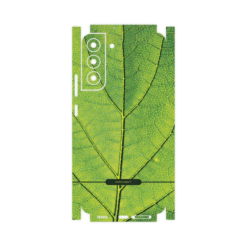 برچسب پوششی ماهوت مدل Leaf-Texture-FullSkin مناسب برای گوشی موبایل سامسونگ Galaxy S22 Plus 5G