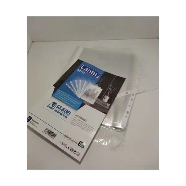 کاور کاغذ A4 لانتو کد 10001 بسته 100 عددی