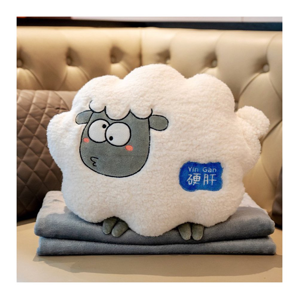 ست پتو و بالشت طرح بره ناقلا مدل 680