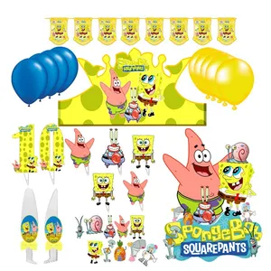 مجموعه 38 عددی تم تولد مدل باب اسفنجی کد 10