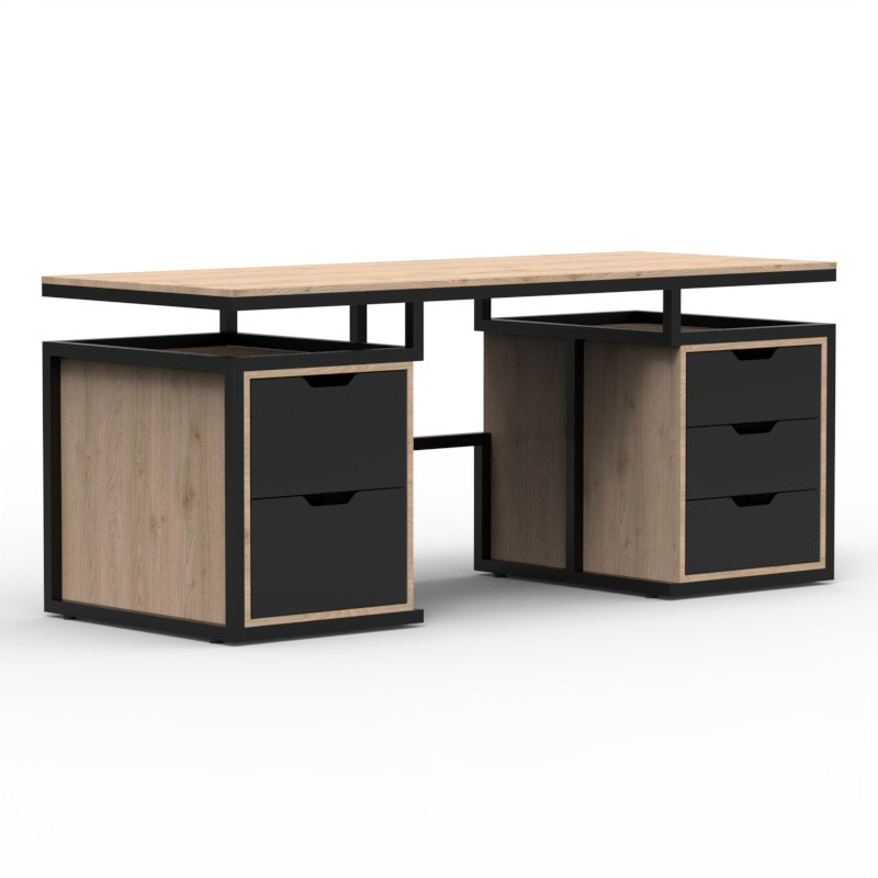 میز مدیریت هیراد مدل M932-MDF سایز 70 × 180