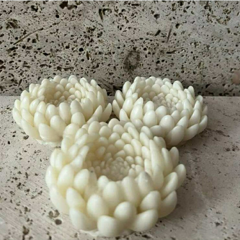 قالب شمع مدل سیلیکونی طرح گل