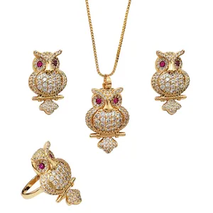 نیم ست زنانه ژوپینگ طرح جغد کد XP254