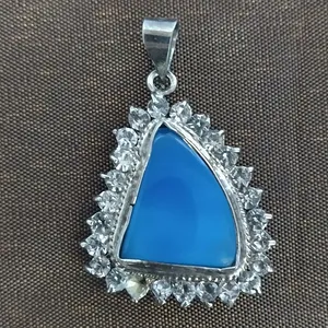 آویز گردنبند نقره زنانه سلین کالا مدل عقیق ce-new255