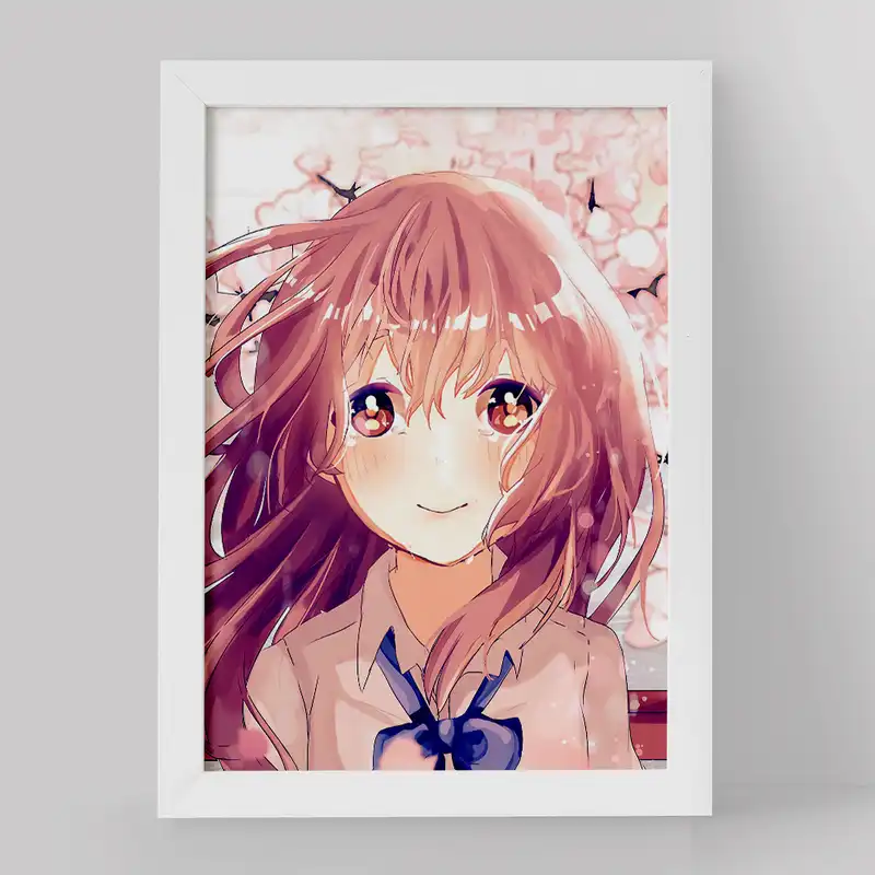 تابلو خندالو مدل شوکو نیشیمیا انیمه سایلنت ویس کد 15777