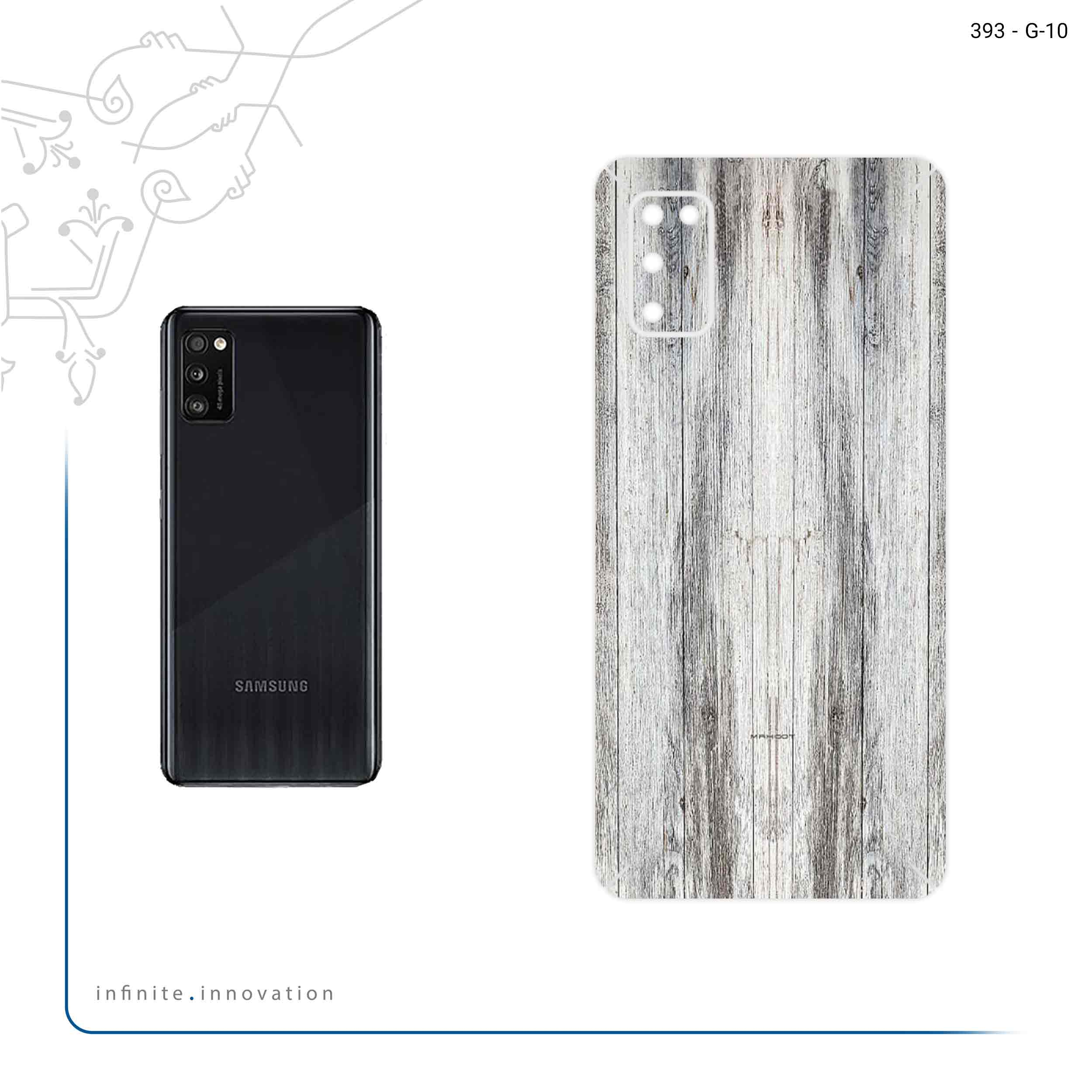 برچسب پوششی ماهوت مدل Wood Texture 8 مناسب برای گوشی موبایل سامسونگ Galaxy A41