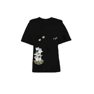 تی شرت لانگ زنانه بنیس مدل هینا رنگ مشکی