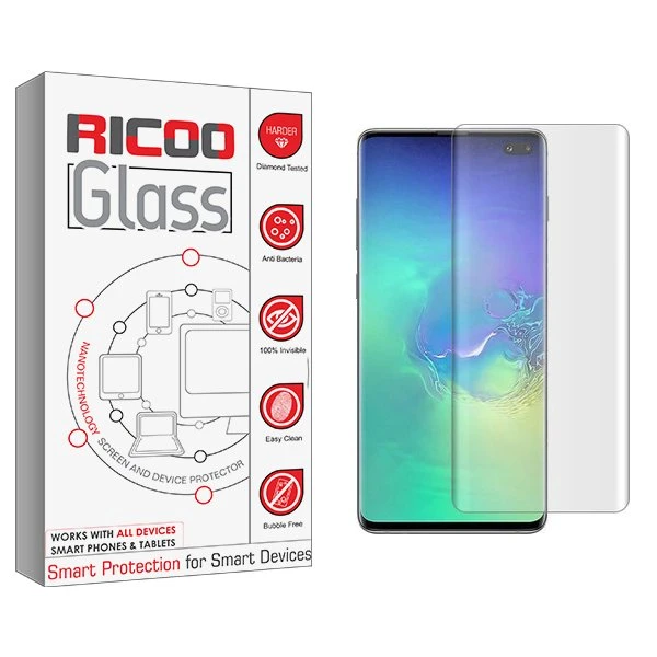 محافظ صفحه نمایش ریکو مدل RiC2 UV_NW مناسب برای گوشی موبایل سامسونگ Galaxy S10 Plus