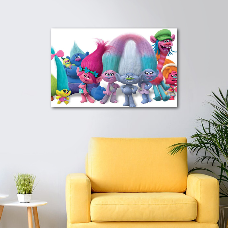 تابلو شاسی عرش مدل فانتزی انیمیشن ترول ها کد As4113