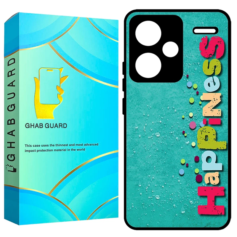 کاور قاب گارد طرح خوشحالی مدل GCHPN13PL مناسب برای گوشی موبایل شیائومی Redmi Note 13 Pro Plus