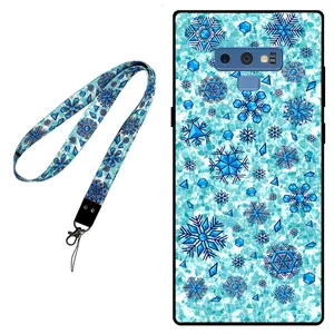 Megafone Snow Flake 0014 Cover For Samsung Galaxy Note 9 Mobile Neckband 