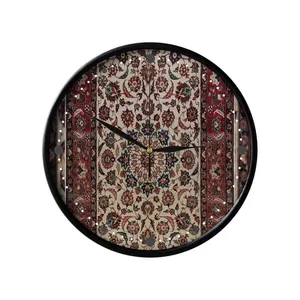 ساعت دیواری مدوپد طرح فرش اصفهان ترنج افشان مدل C-esfehan02