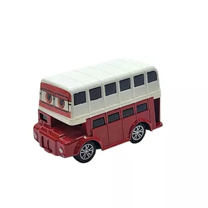 اتوبوس بازی مدل فلزی طرح دوطبقه