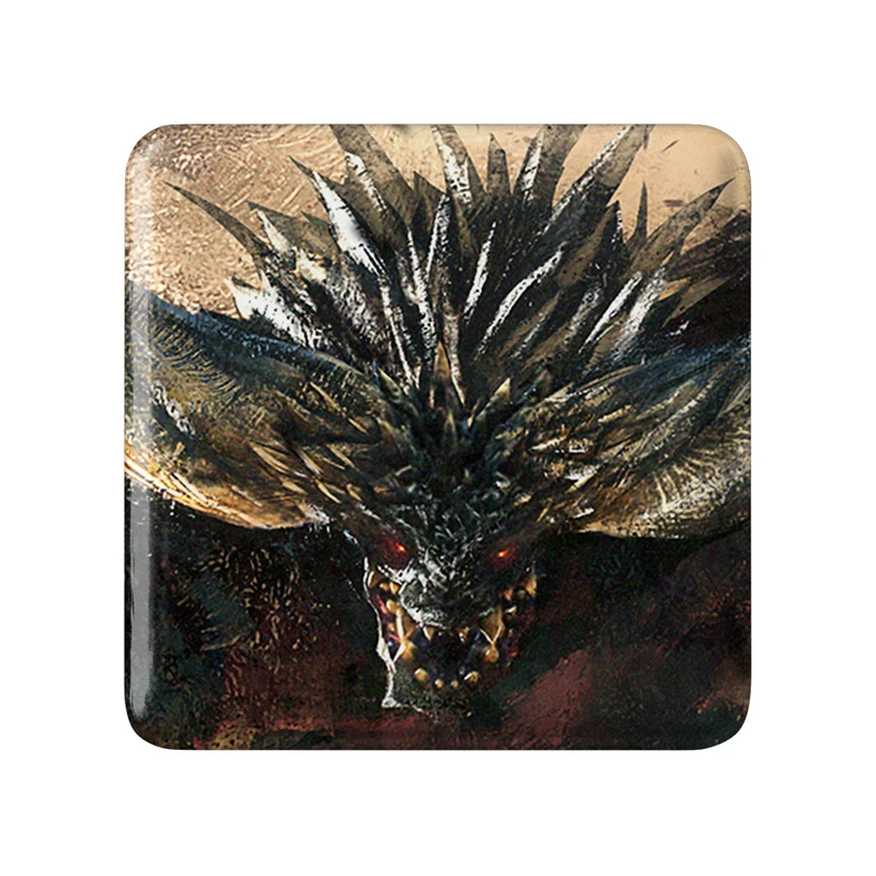 پیکسل خندالو طرح بازی شکارچی هیولا (Monster Hunter) مدل مربعی کد 33228