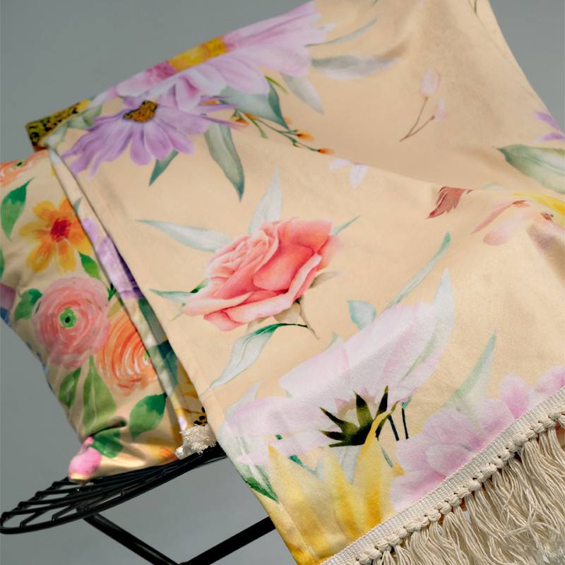 شال مبل طرح آفتابگردان کد F2SH1059 سایز 100x180 سانتی متر شال مبل طرح آفتابگردان کد F2SH1059 سایز 100x180 سانتی متر