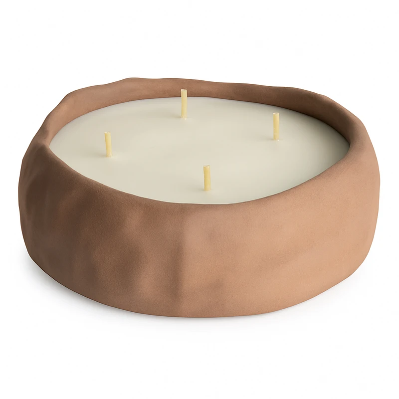 شمع لیوانی معطر مدل 011 با رایحه قهوه زمان اتمام ۲۰ ساعت