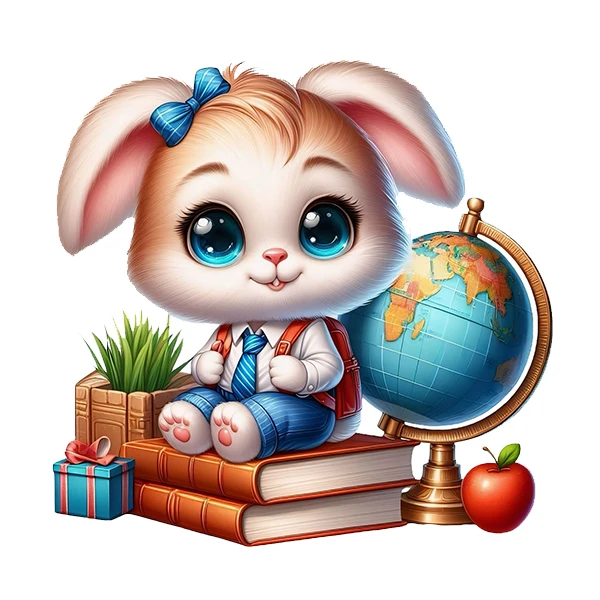 استیکر پارچه و لباس پاد آفرین طرح خرگوشی کد 806