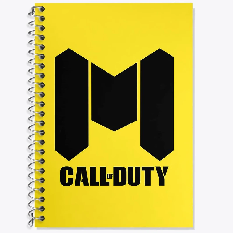 دفتر زبان 50 برگ خندالو مدل دو خط طرح Call Of Duty کد 3850