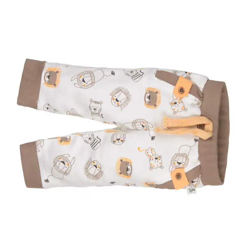 شلوار نوزادی نیلی مدل شیر