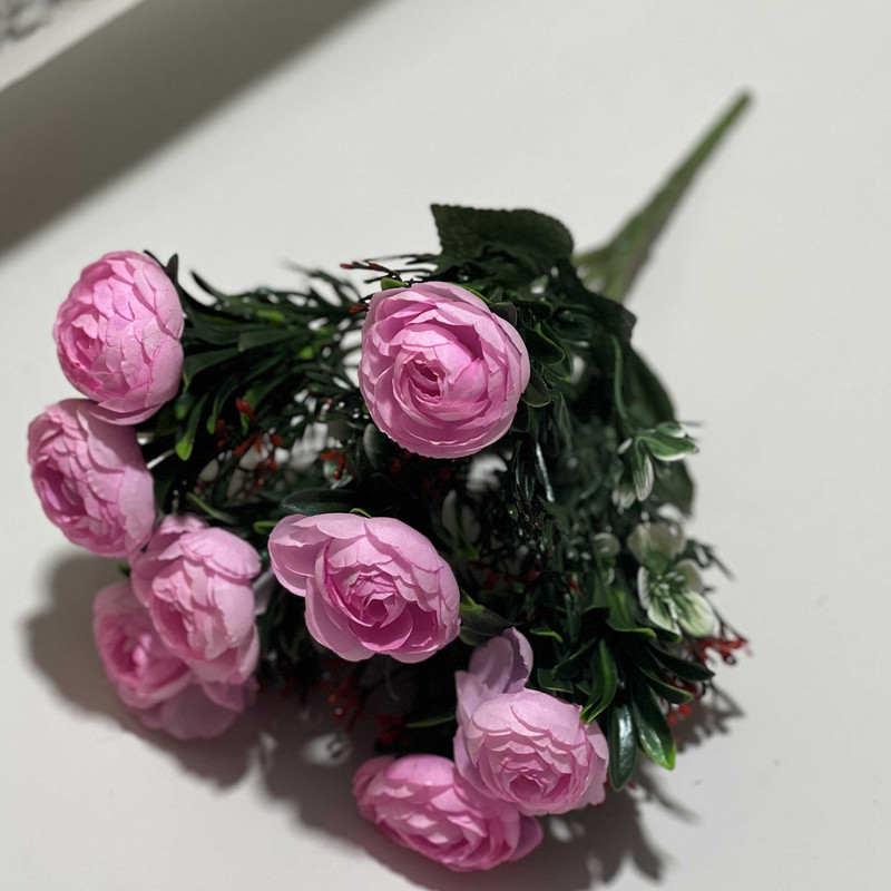 گل مصنوعی مدل بوته نسترن آوینی